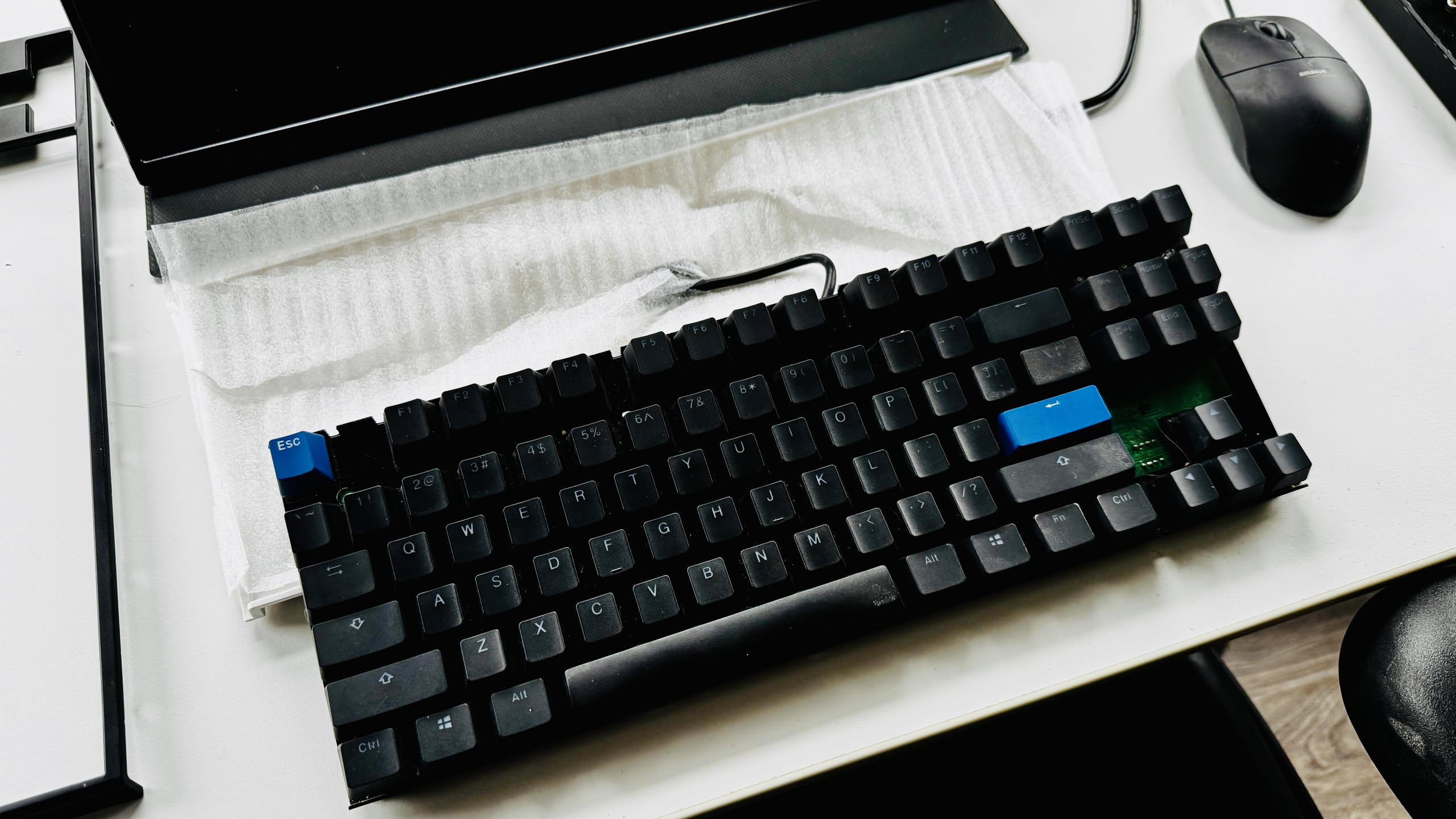 Opened keyboard
